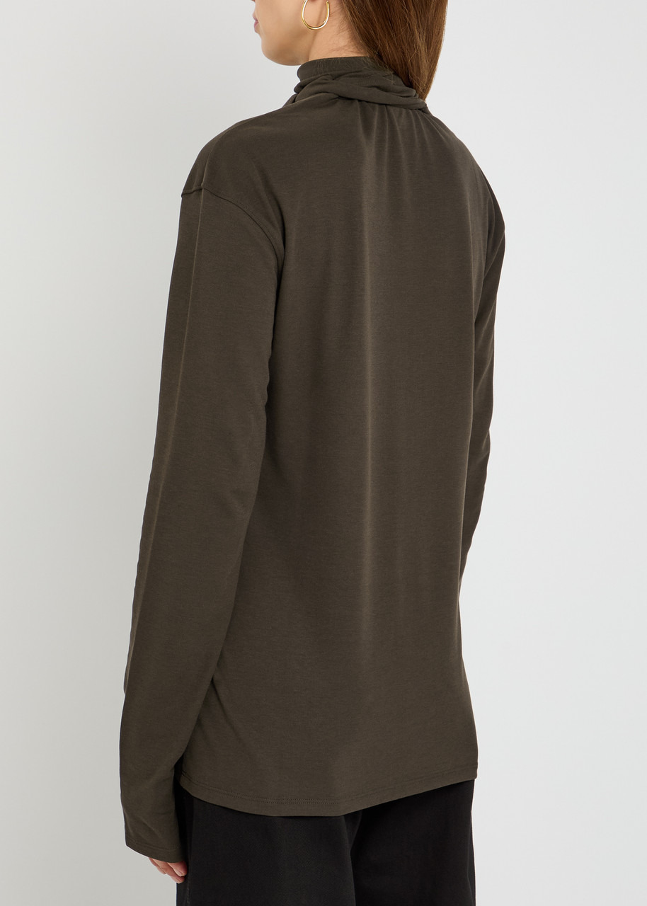 Lemaire Tie-embellished Cotton top - 3