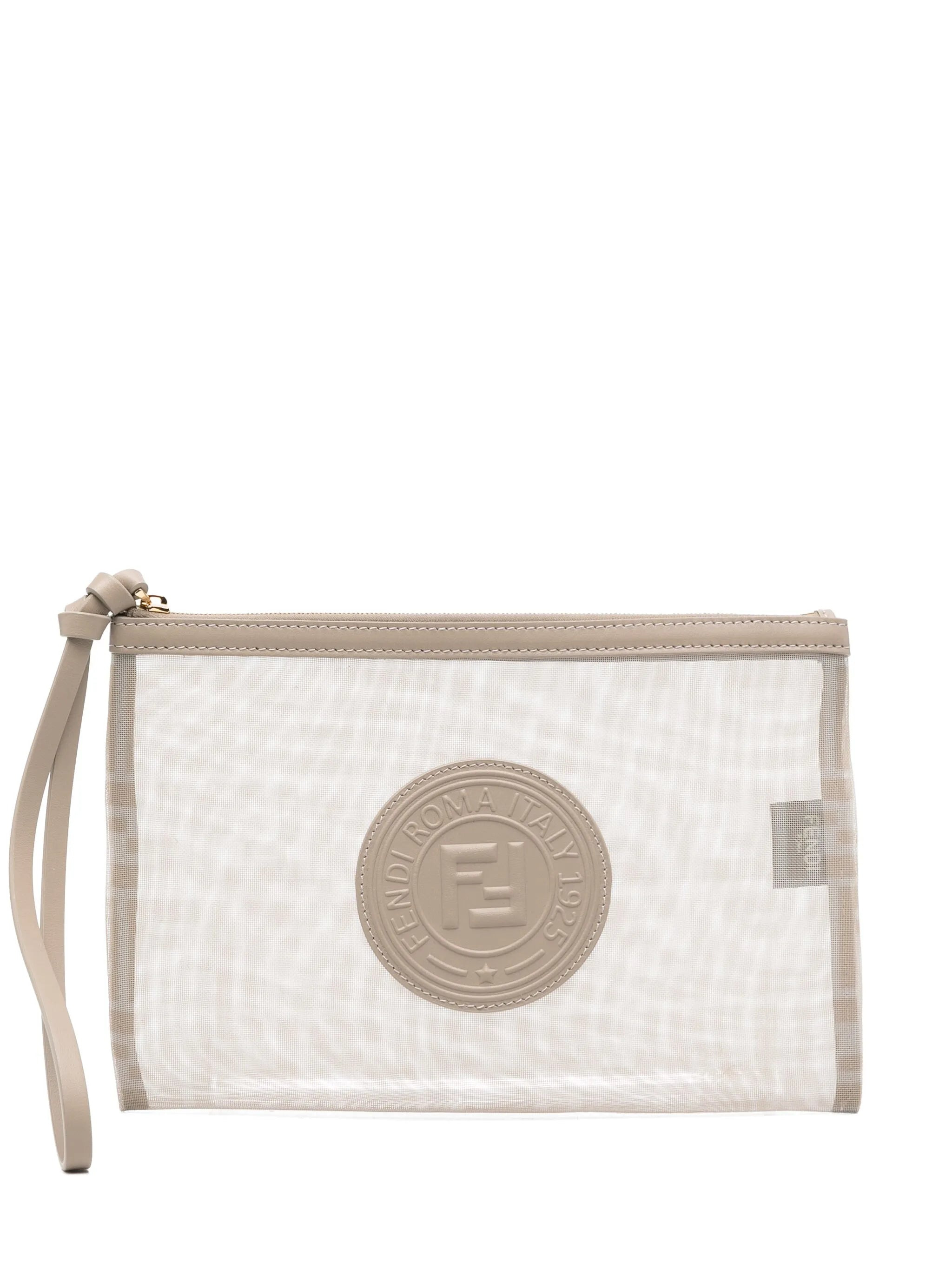 Logo-patch Clutch Bag - 2