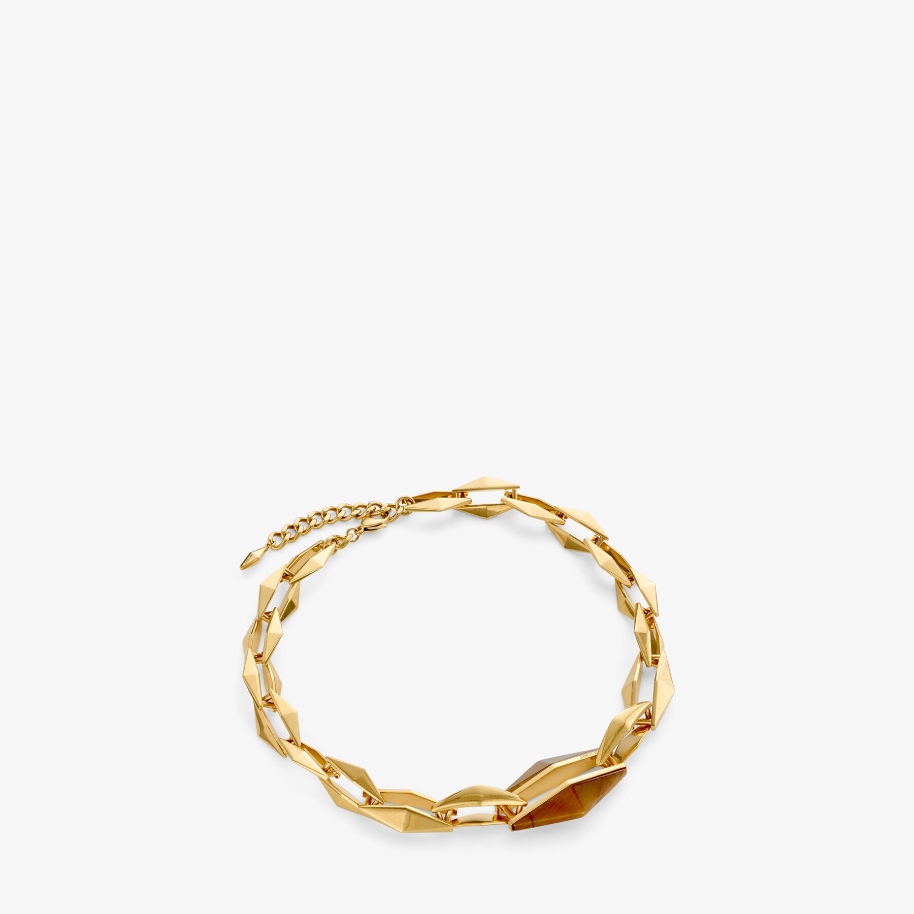 Diamond Link Bracelet
Gold Finish Diamond Quartz Bracelet - 3
