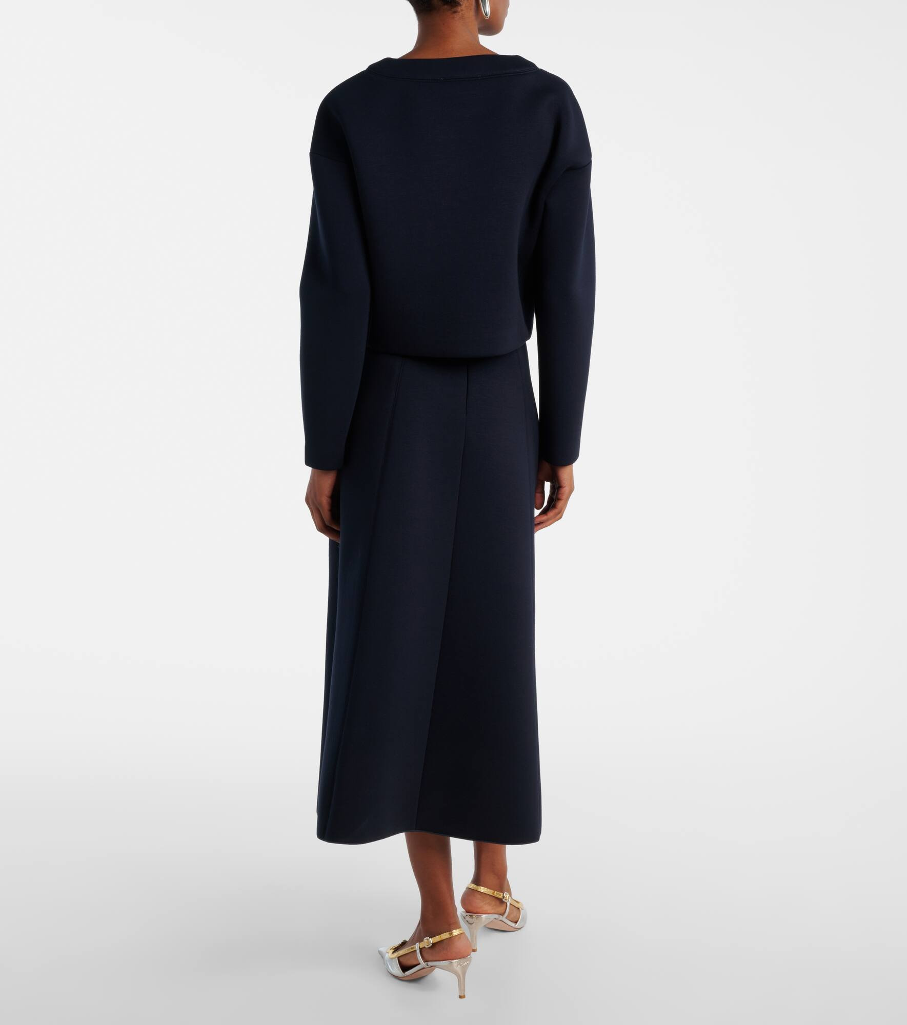 Embellished jersey sweatshirt - 3