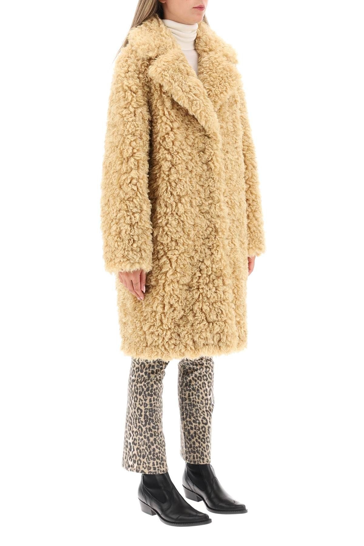 'CAMILLE' FAUX FUR COCOON COAT - 8