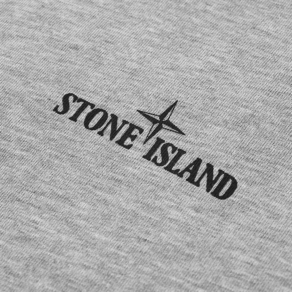 Stone Island Long Sleeve Stencil Three Print Tee - 2