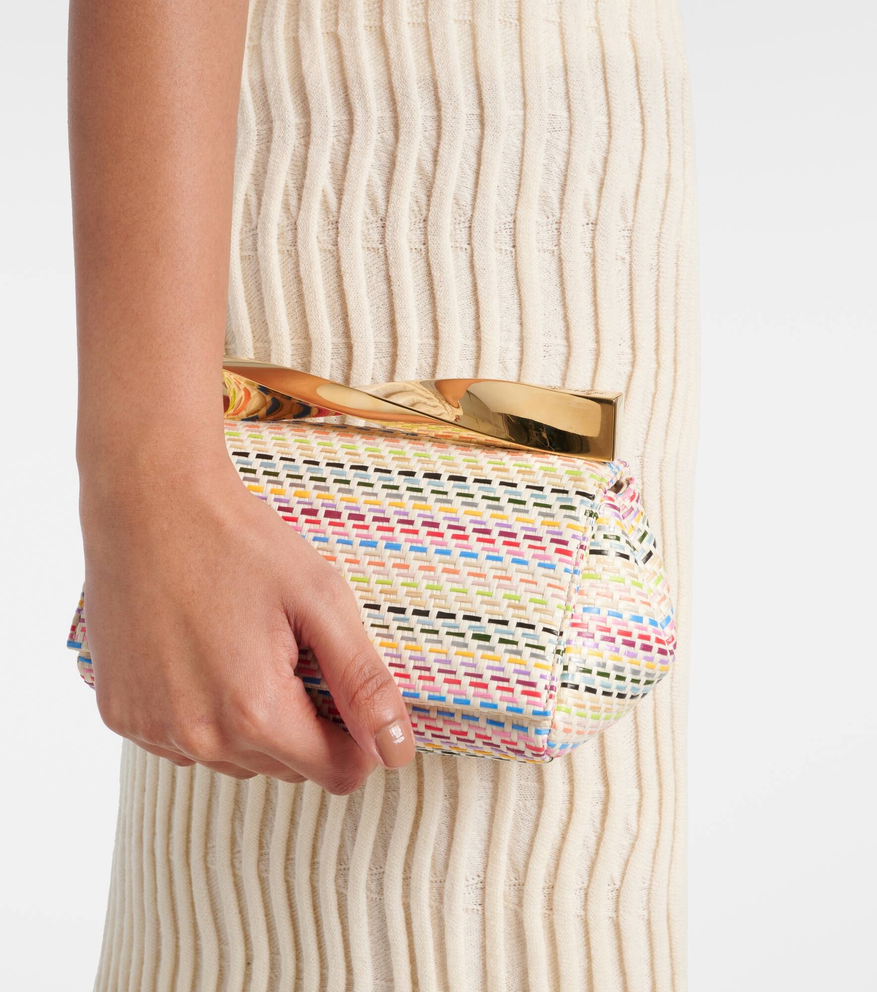 Twist Mini woven clutch - 6