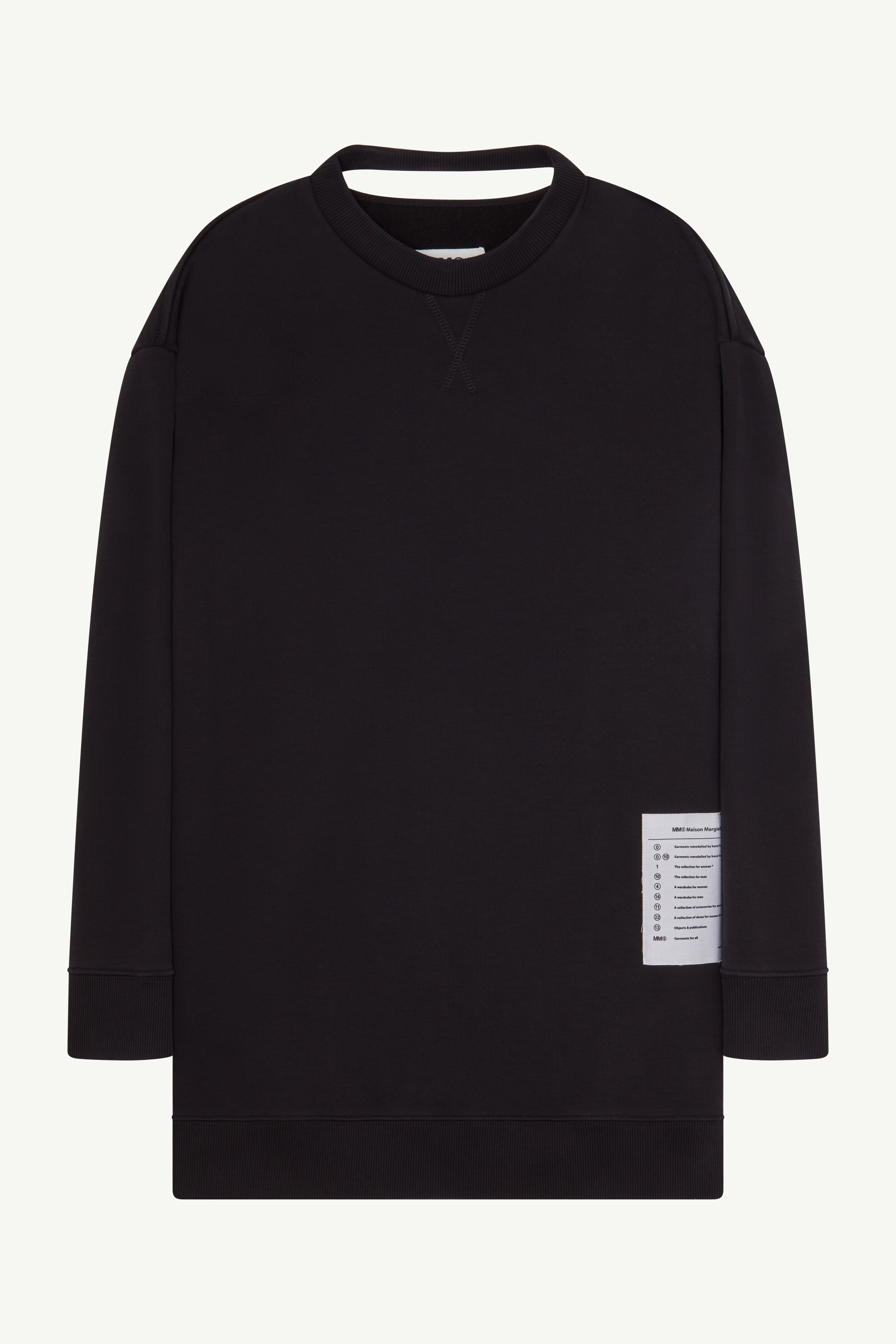 Logo apron sweatshirt - 1