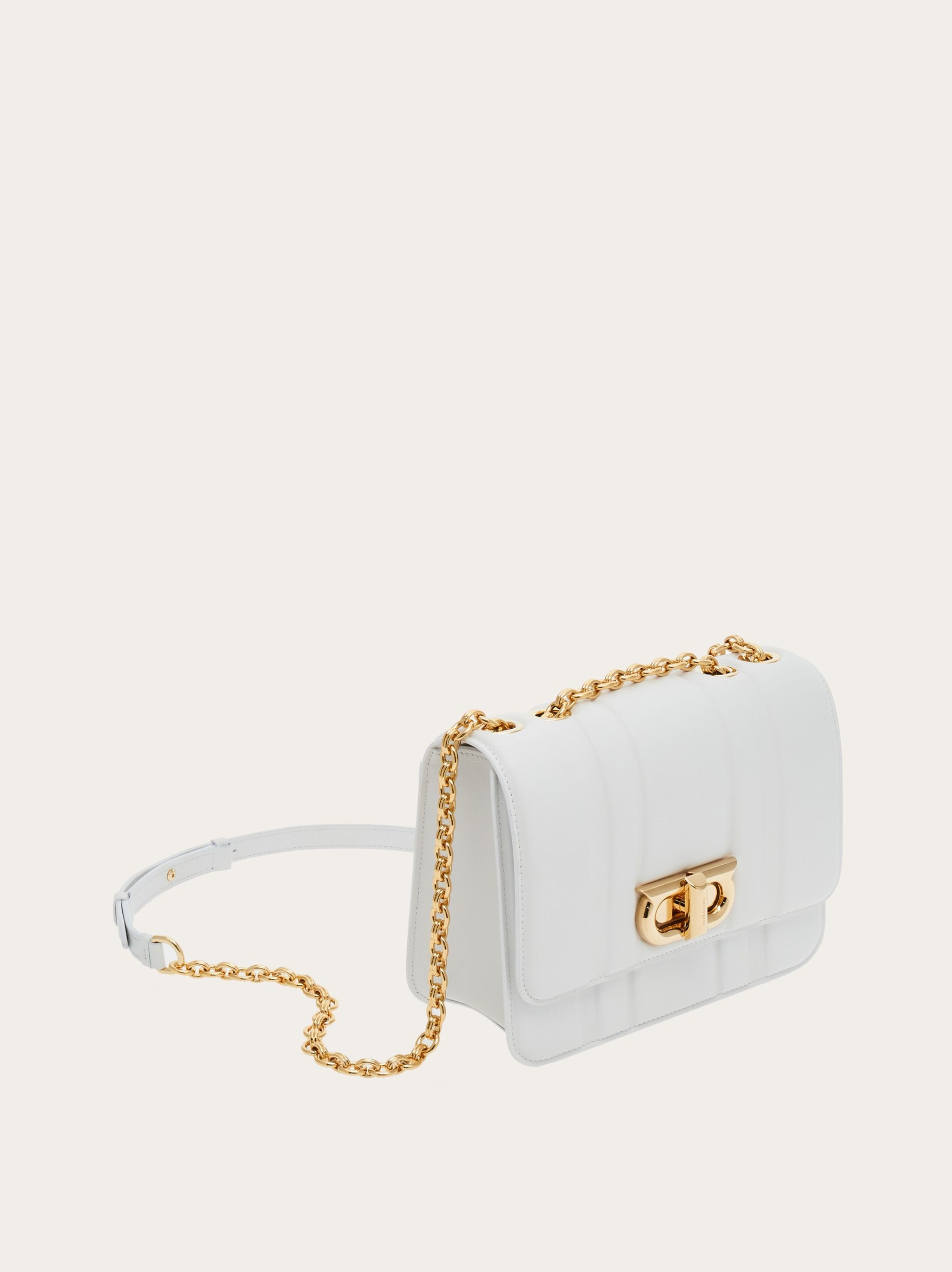 Shoulder bag with new Gancini (M) - 7
