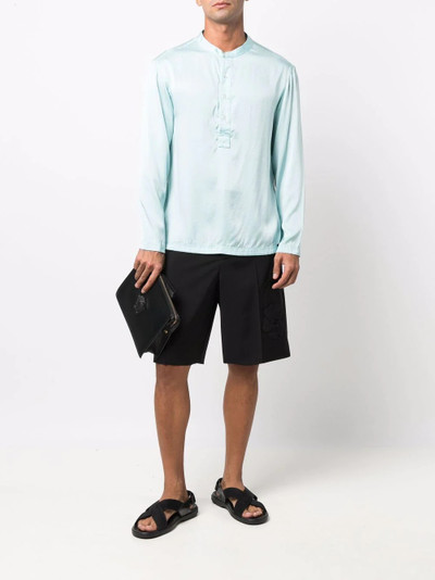 TOM FORD long-sleeve silk shirt outlook