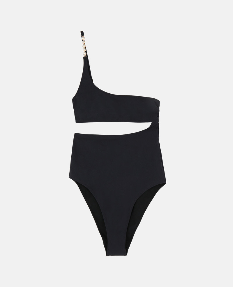 Pearl Embellishment Swimsuit 1