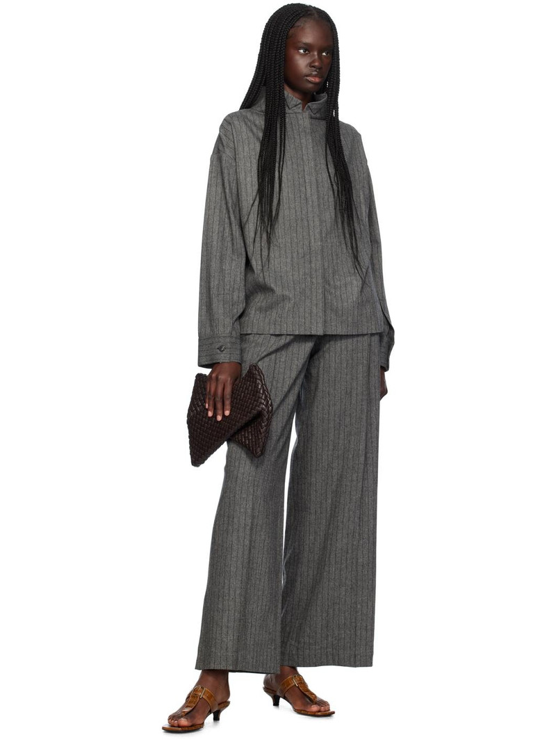 The . Garment Gray Tilda Blouse outlook