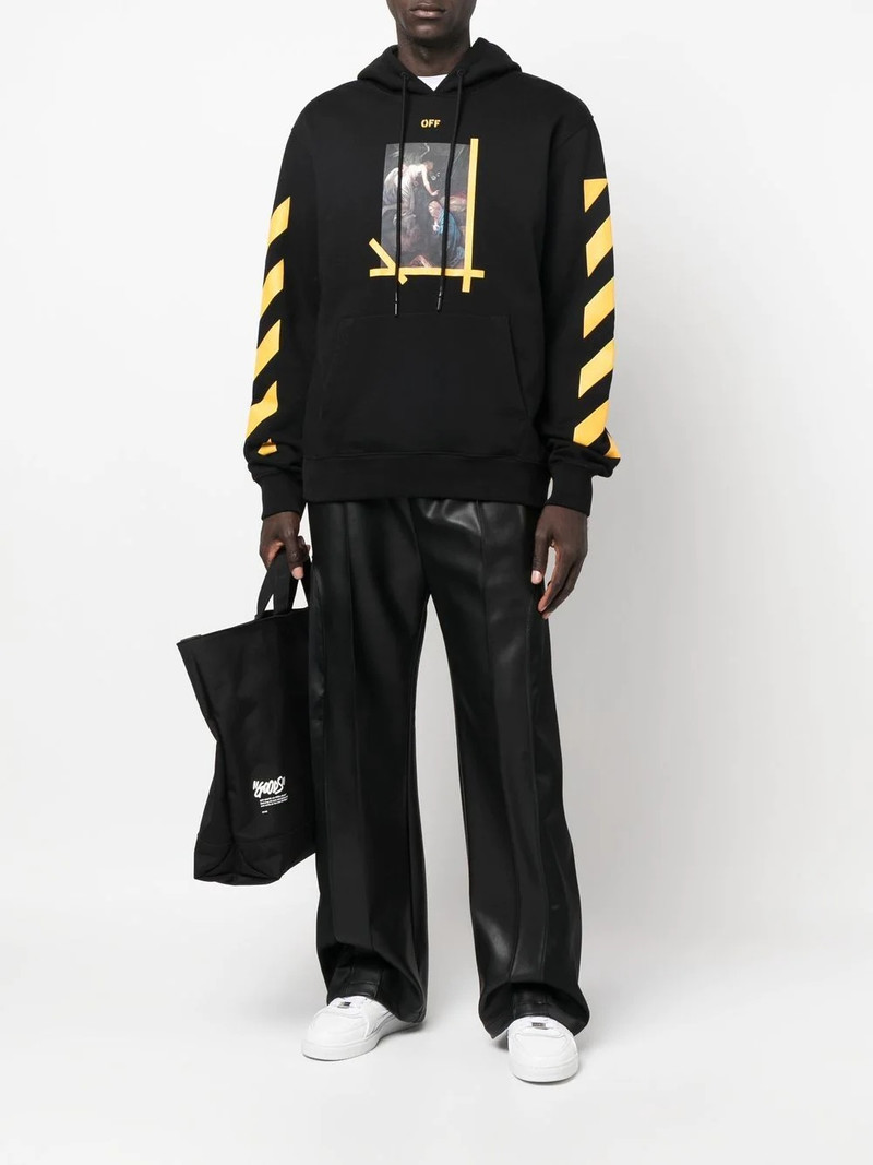 Off-White Caravaggio-print hoodie outlook