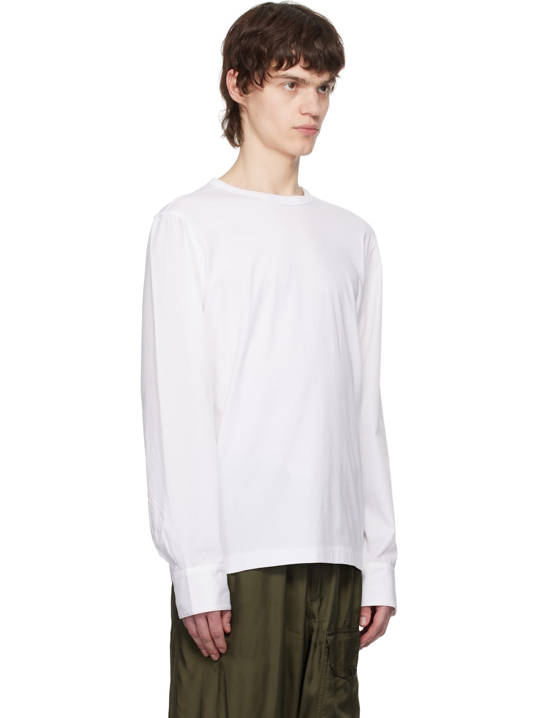White Paneled T-shirt - 2