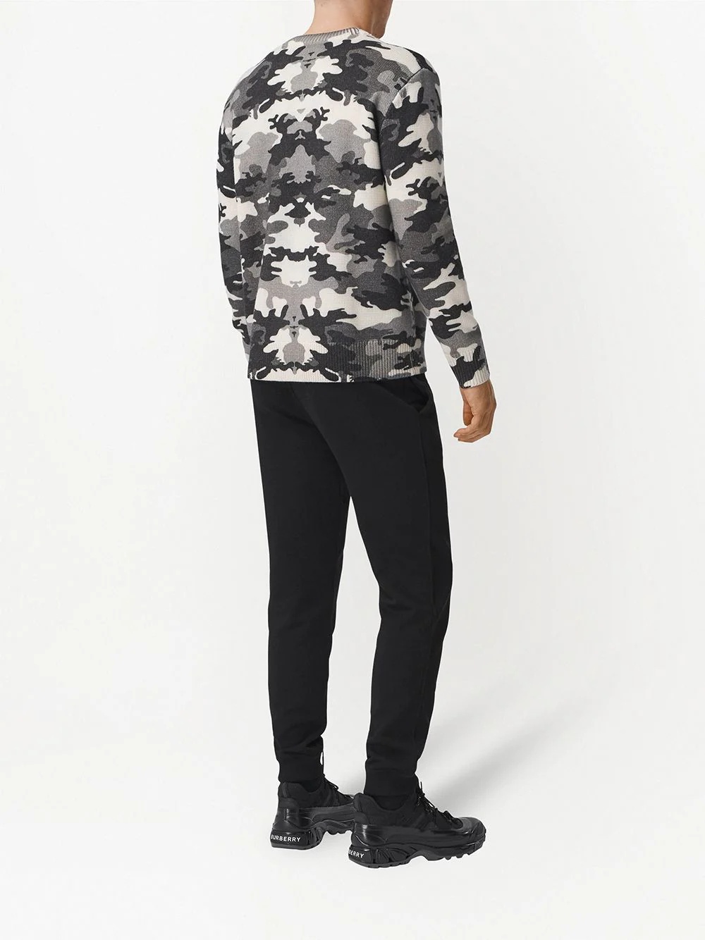 camouflage-print knit jumper - 4