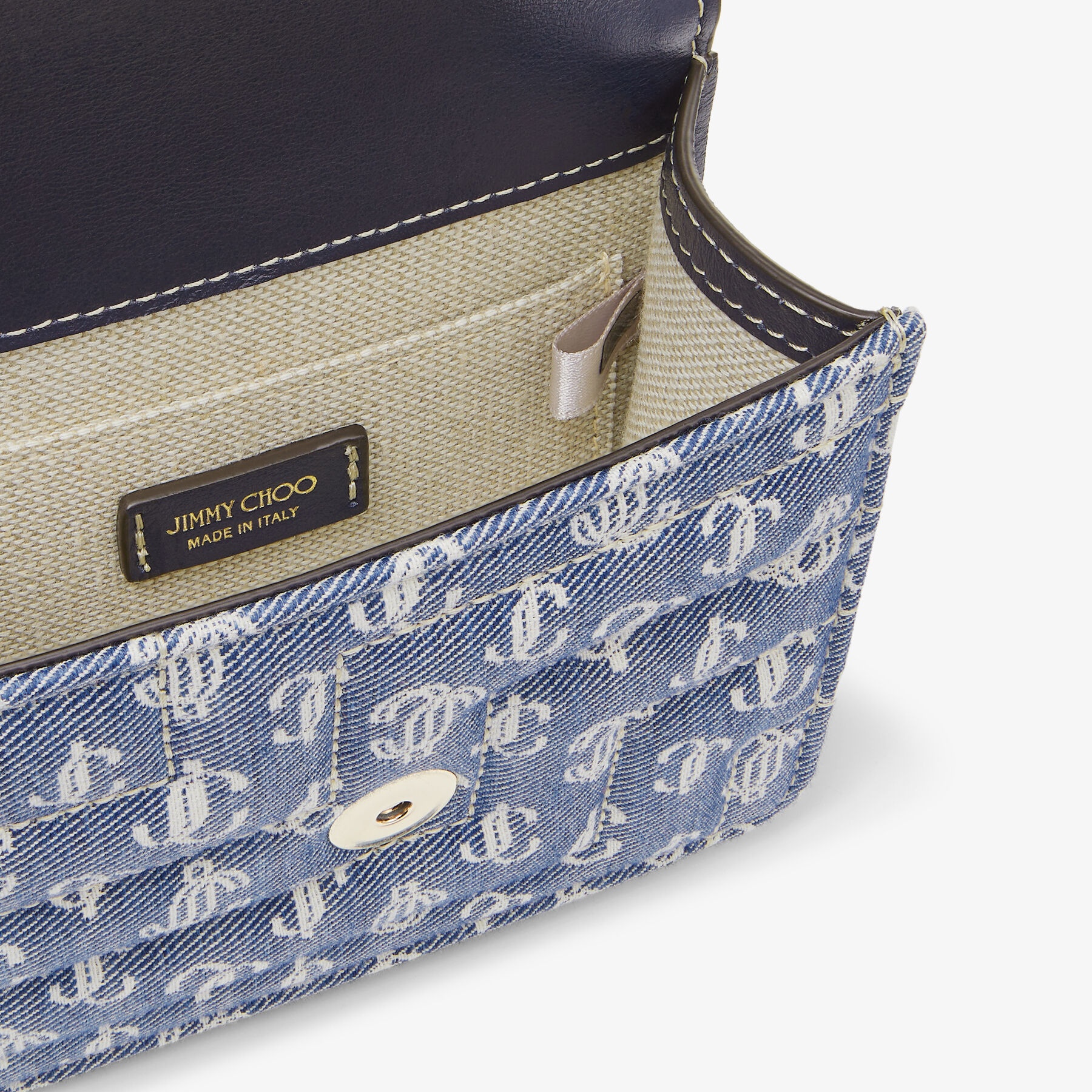 Micro Varenne Quad
Denim Quilted JC Monogram Mini Bag - 4