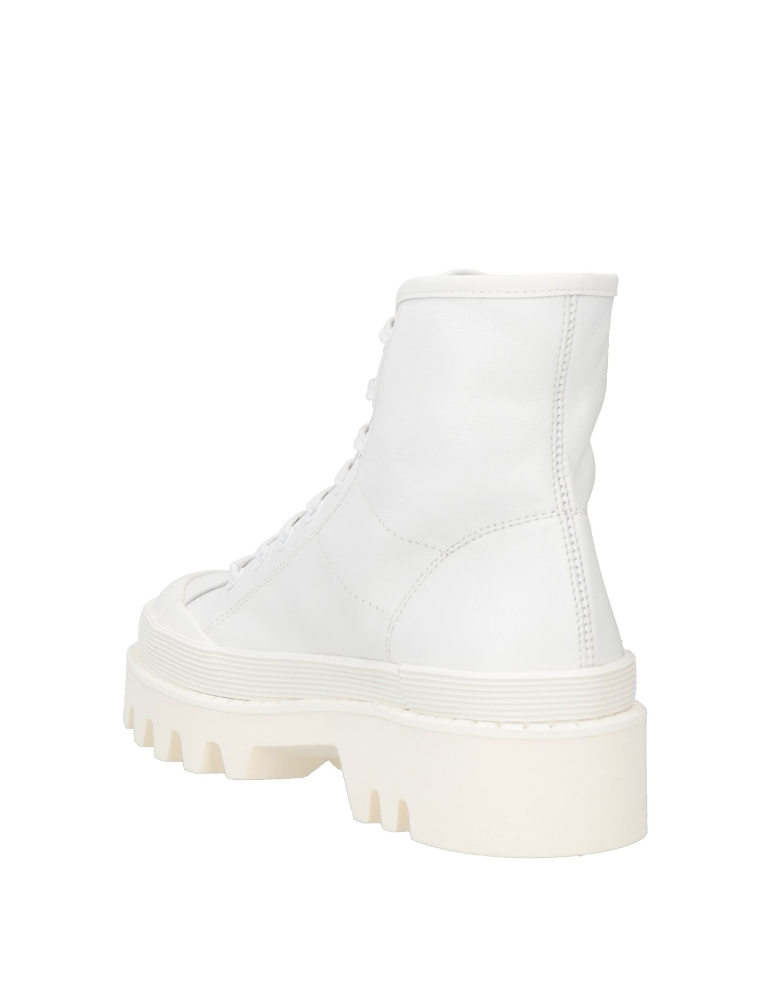 White Women's Ankle Boot - 3