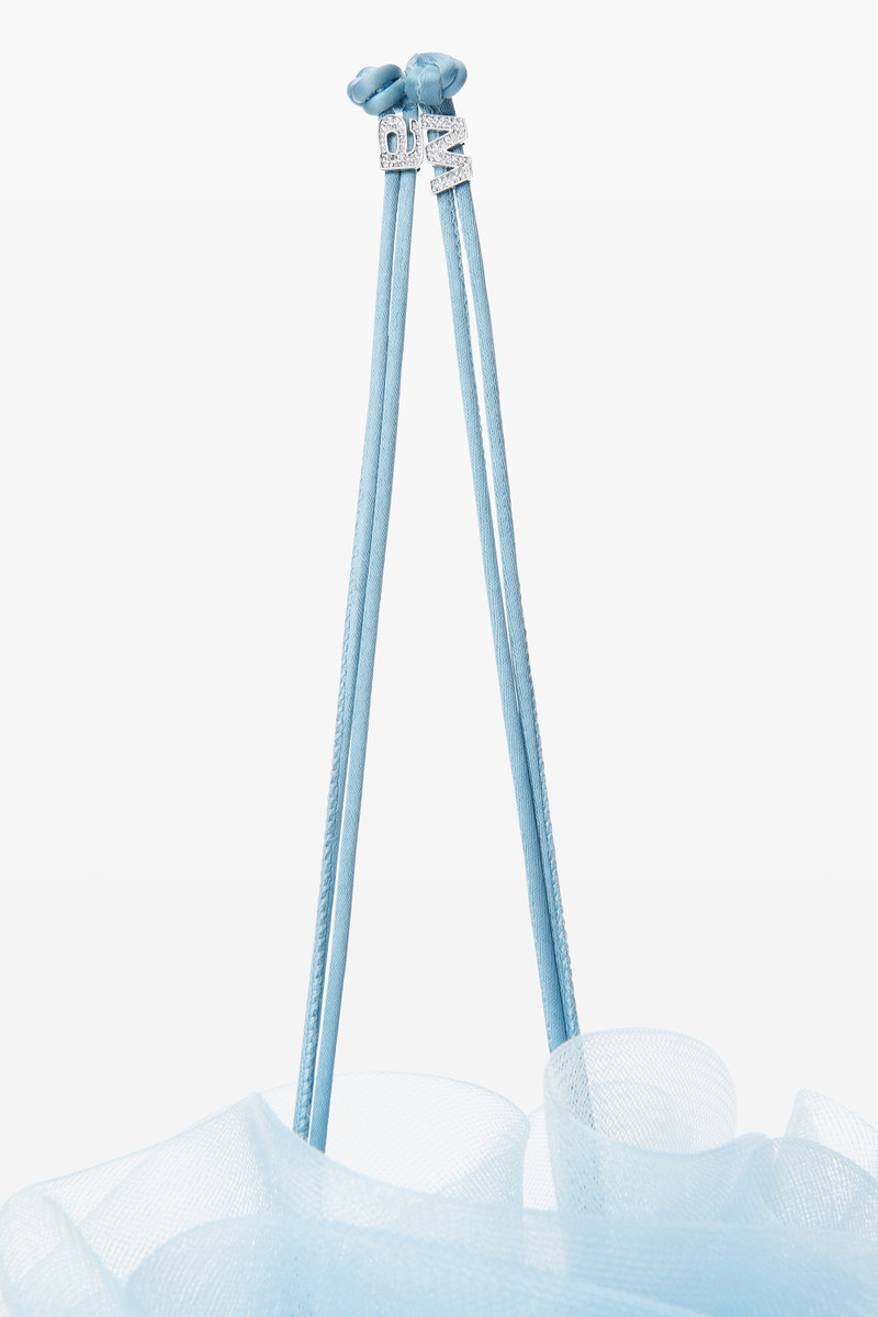 POM BAG IN TULLE MESH 5