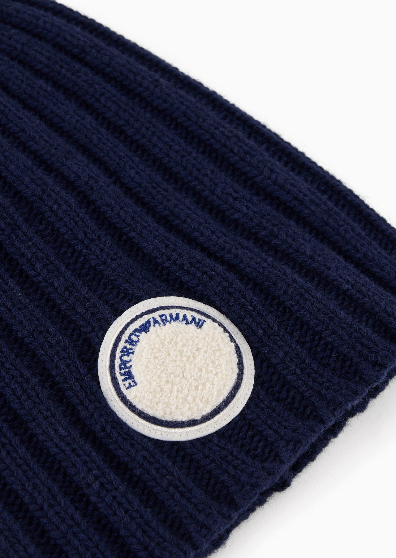 ASV Capsule ribbed wool-blend beanie with patch - 3