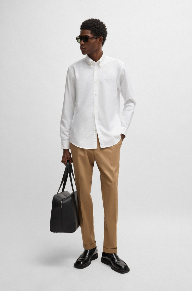 BOSS SLIM-FIT SHIRT IN OXFORD COTTON WITH LOGO outlook