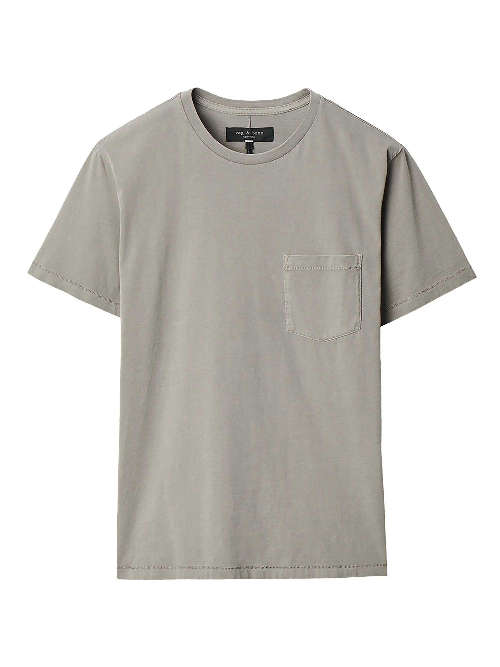 Men's Crewneck Cotton T-Shirt - Granite - 1