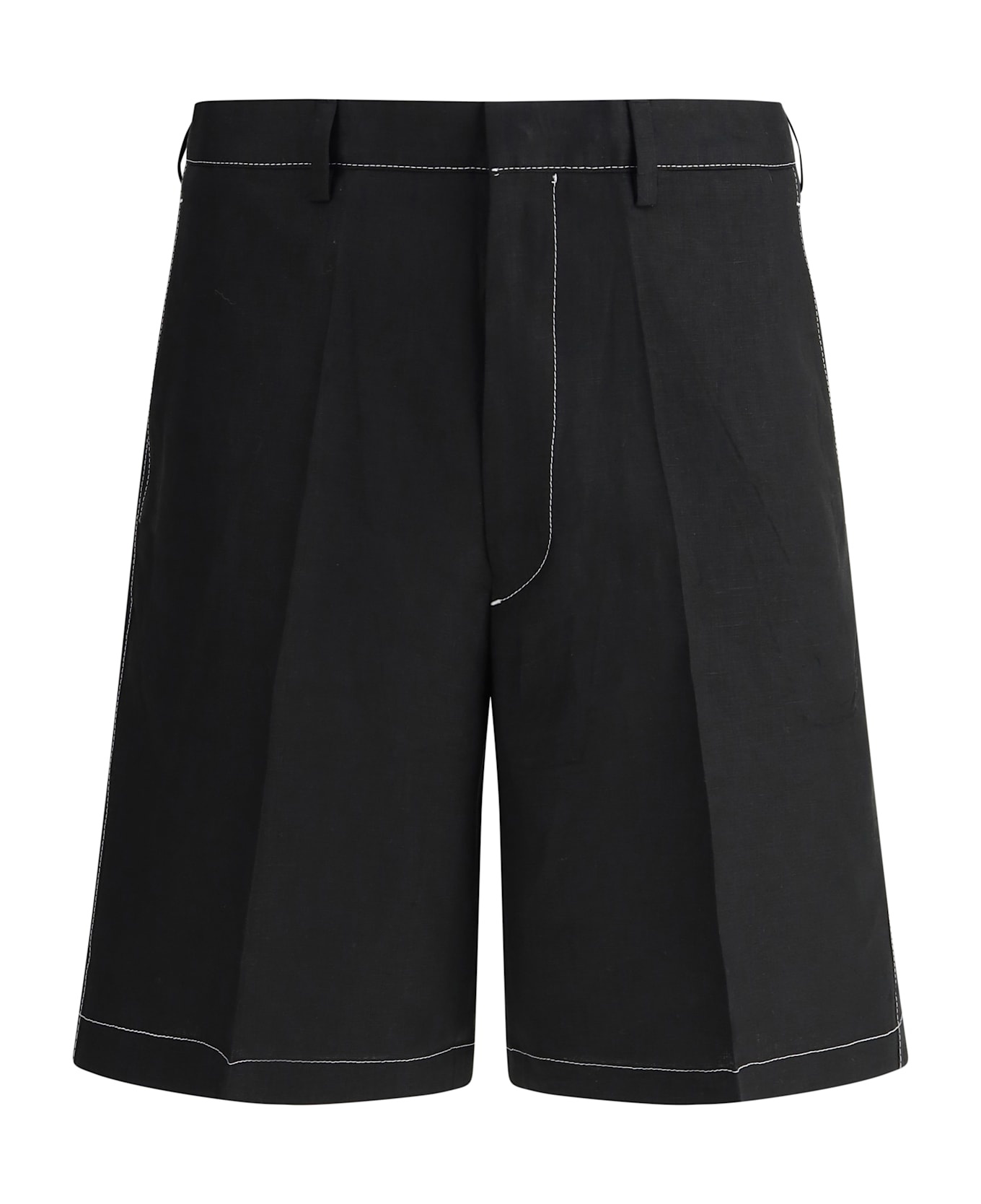 Contrast Stitching Shorts - 1
