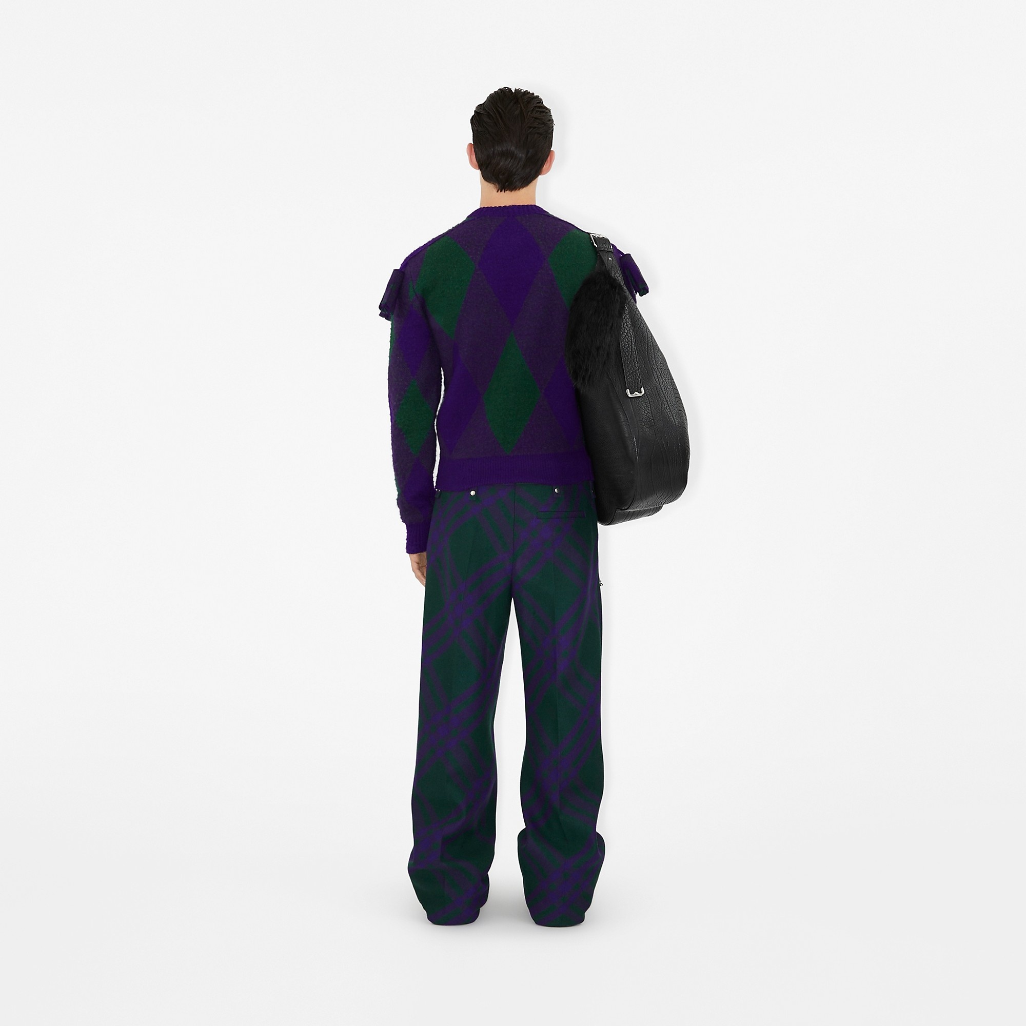 Argyle Wool Sweater - 4