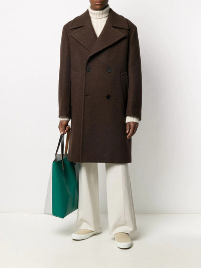 Jil Sander double-breasted coat outlook