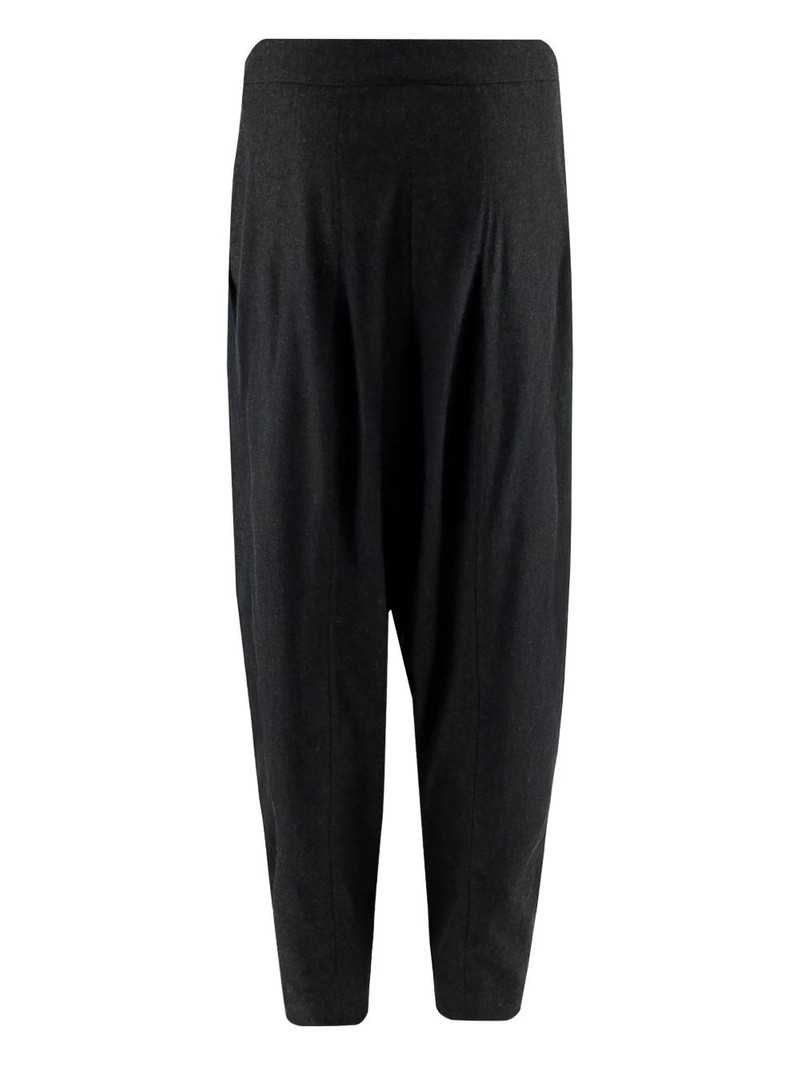 GIORGIO ARMANI pleated high-waisted trousers outlook