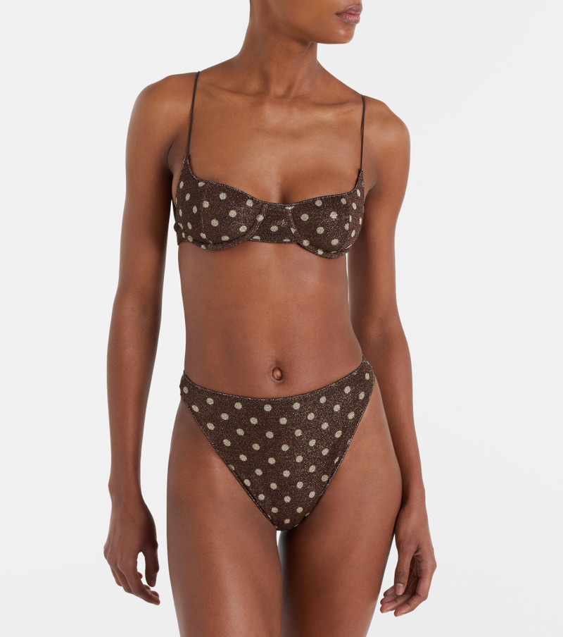 Oséree Lumière polka-dot bikini outlook