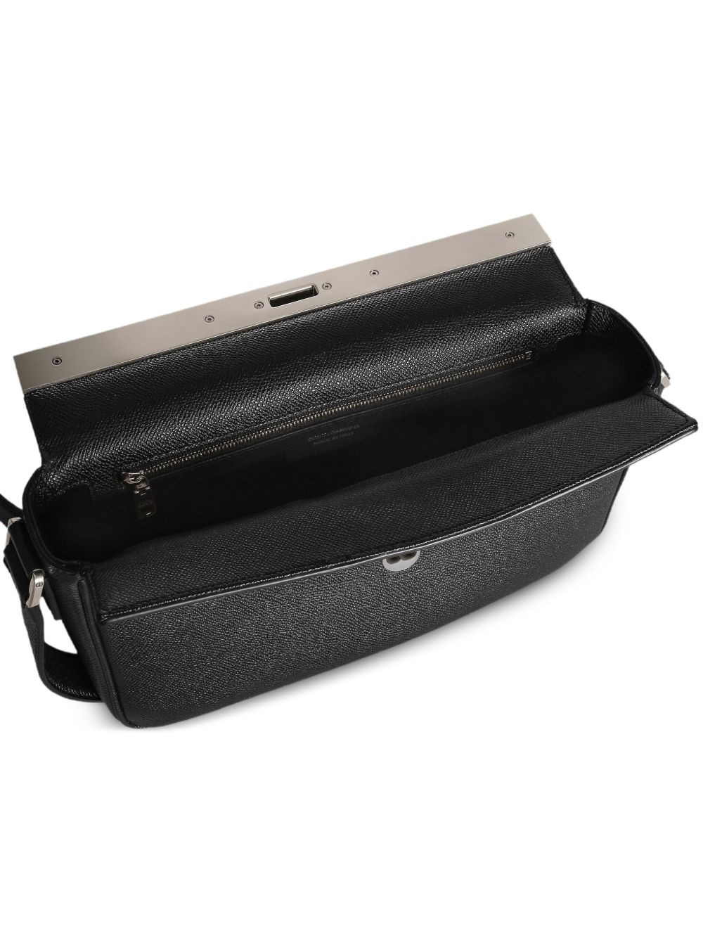 Marlene structured leather messenger bag - 6