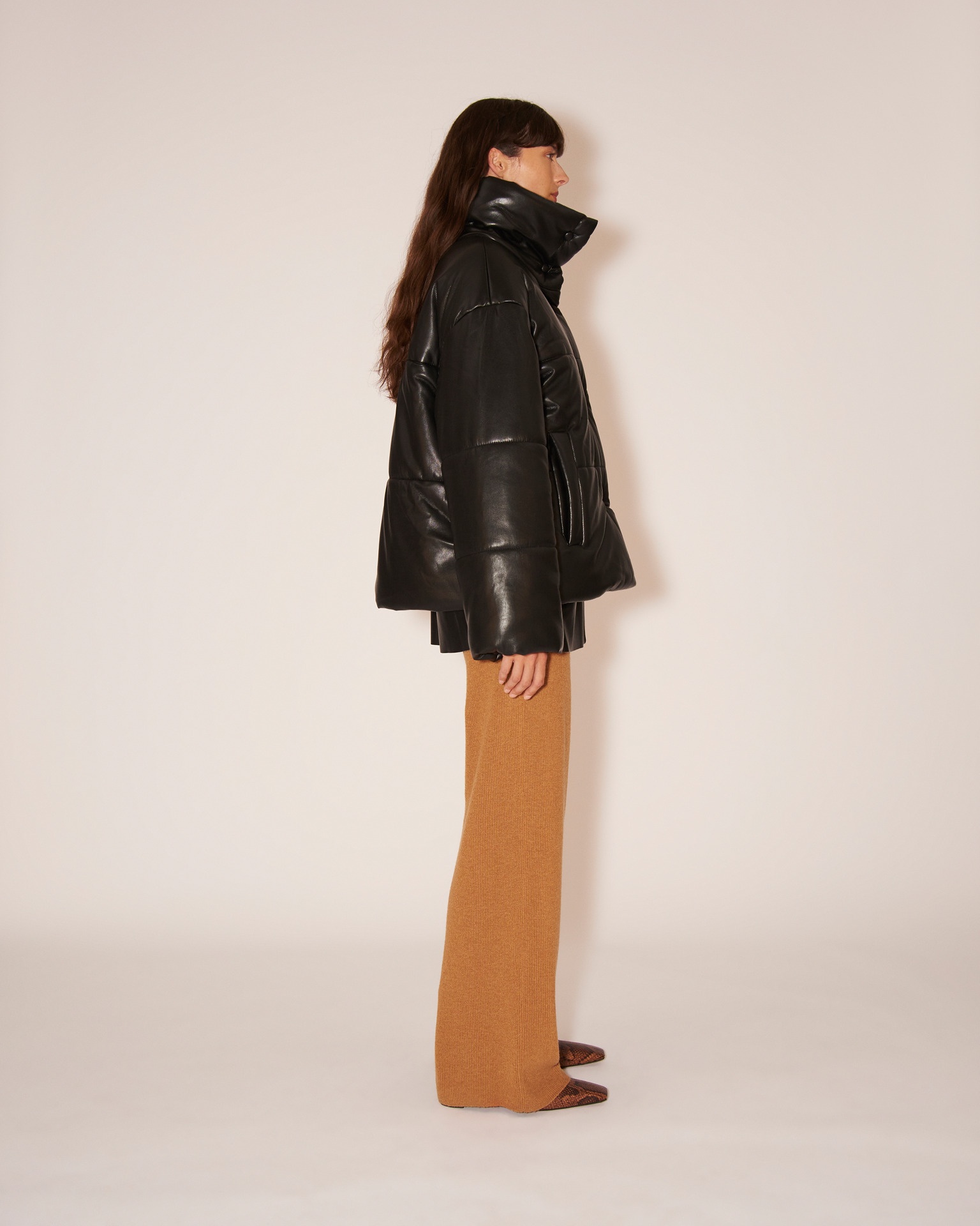 HIDE - OKOBOR™ alt-leather puffer jacket - Black - 5