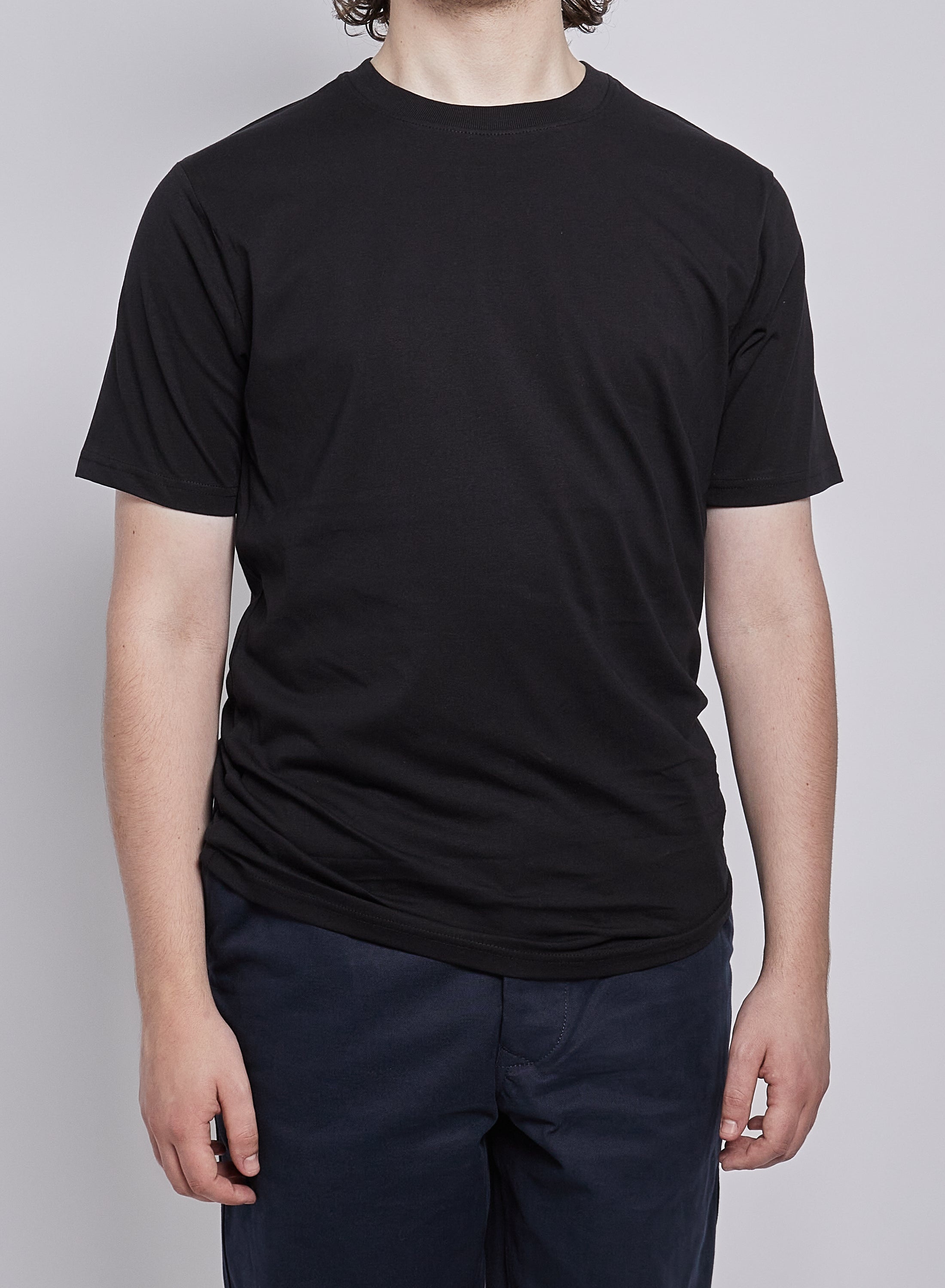 Classic Relaxed Fit Tee in Black - 3