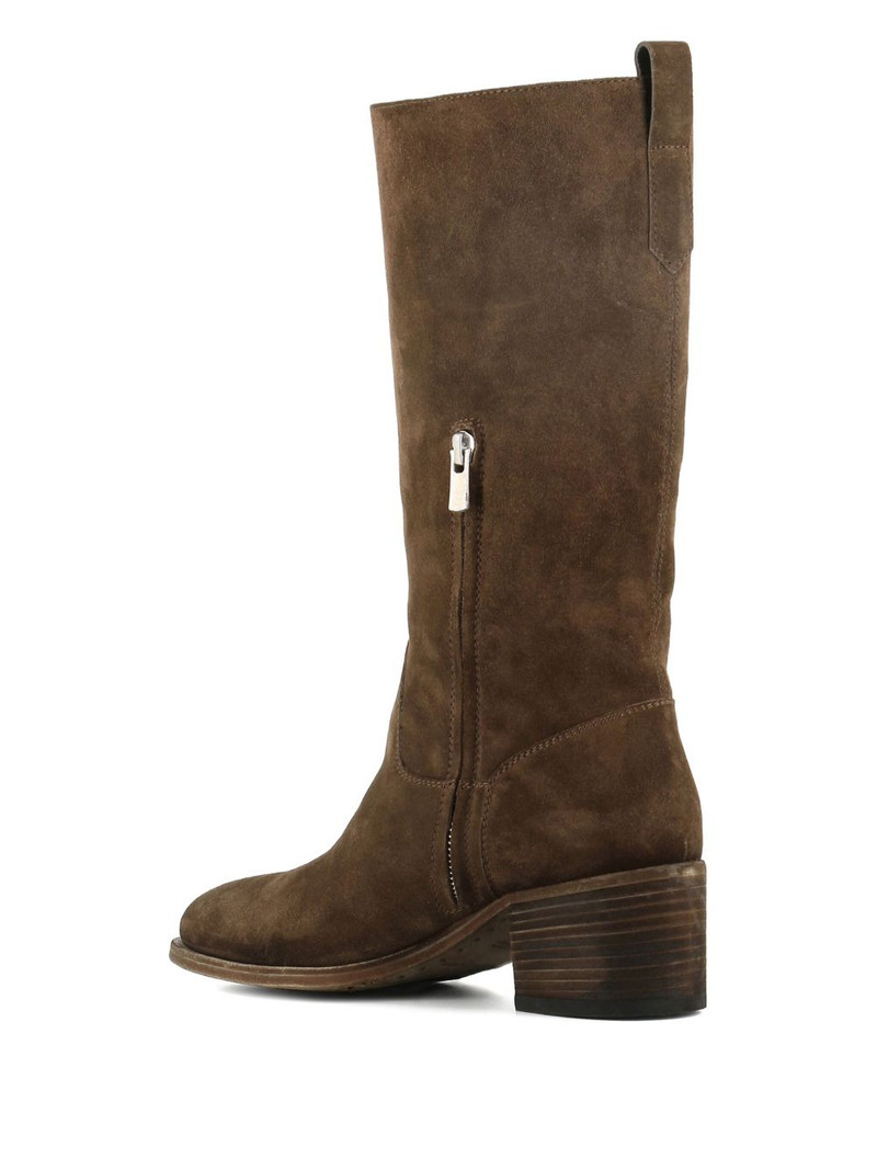 suede mid-calf boots 3