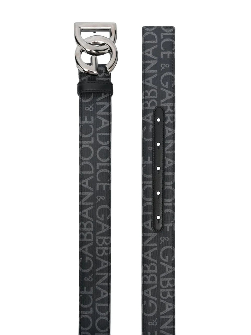 Dolce & Gabbana LOGO-BUCKLE LEATHER BELT outlook