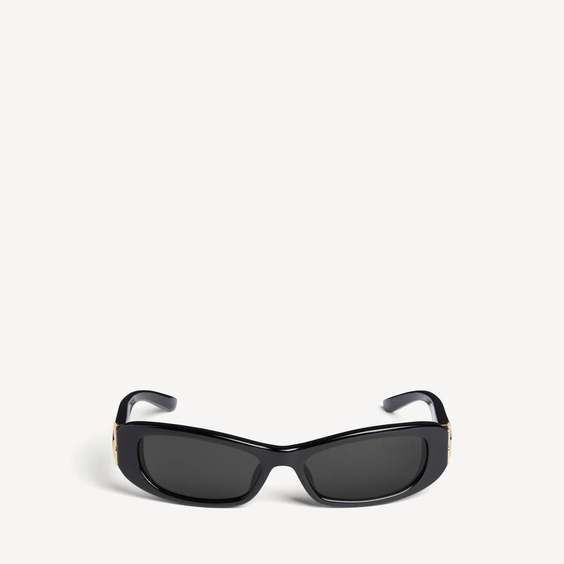 Women's Cosmo Rectangle Sunglasses in Black - 1