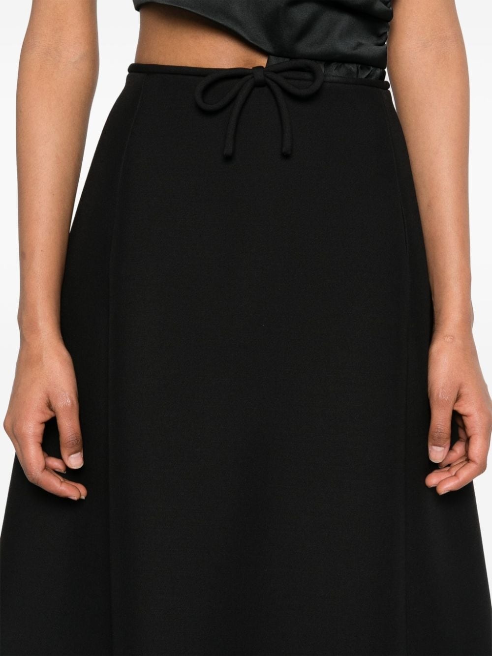 bow-detailed midi skirt - 5