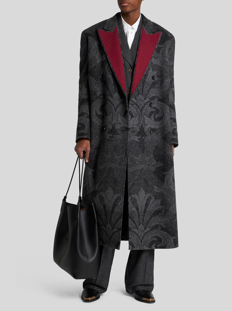 Etro WOOL JACQUARD COAT outlook