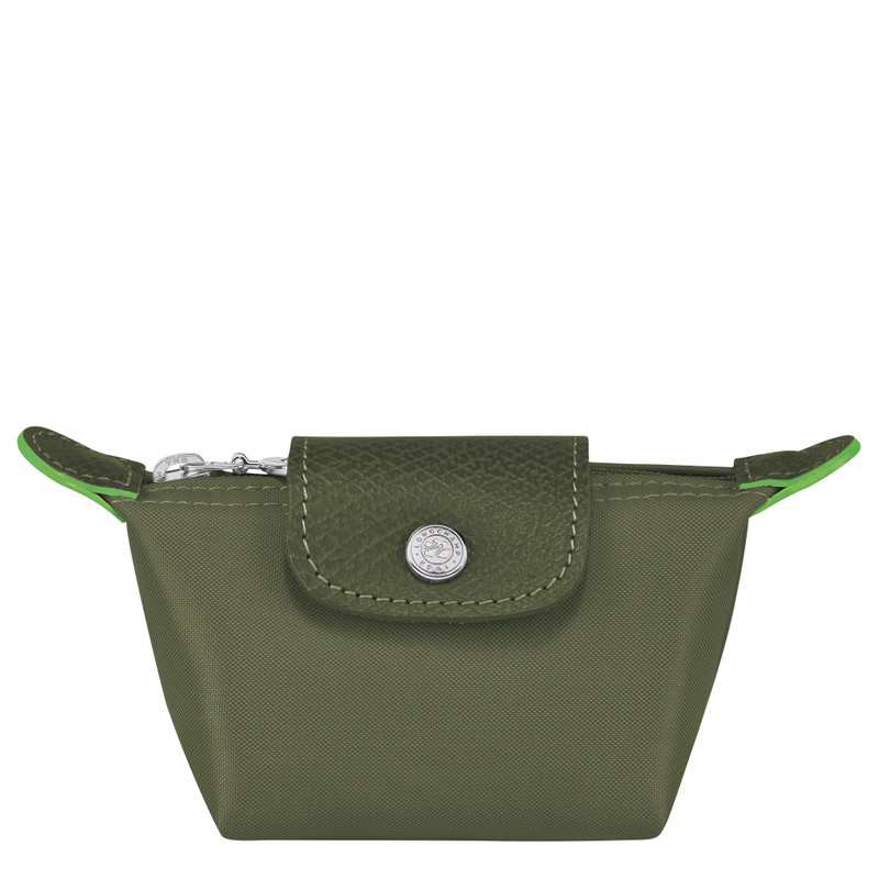 Le Pliage Green Coin purse Forest - Recycled canvas 1