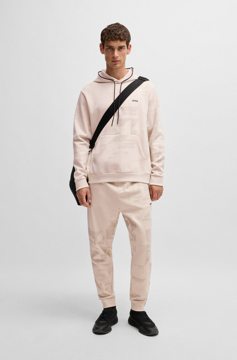 BOSS TRACKSUIT BOTTOMS WITH SEASONAL ARTWORK outlook