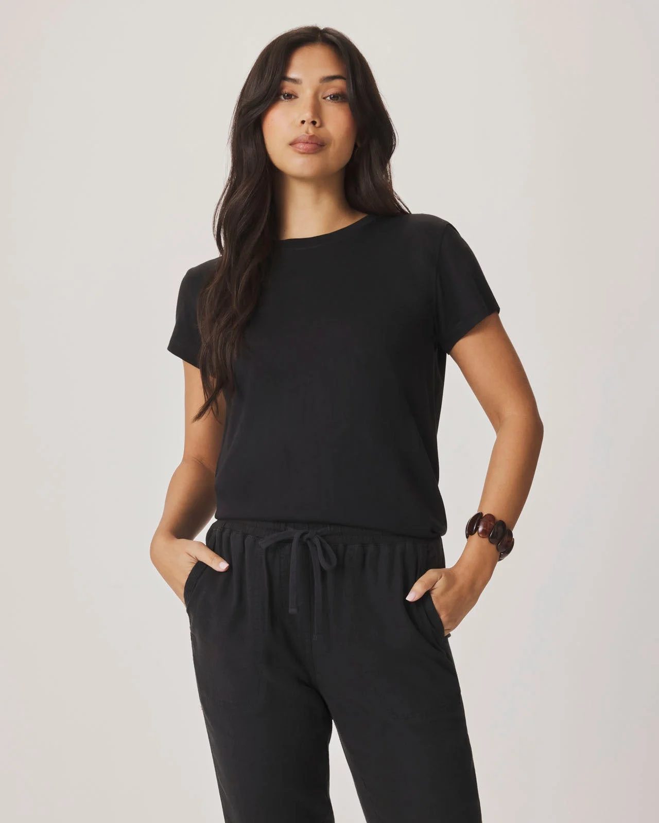 The Lila Climate Beneficial™ Verified Cotton Crew-Neck Tee - 1
