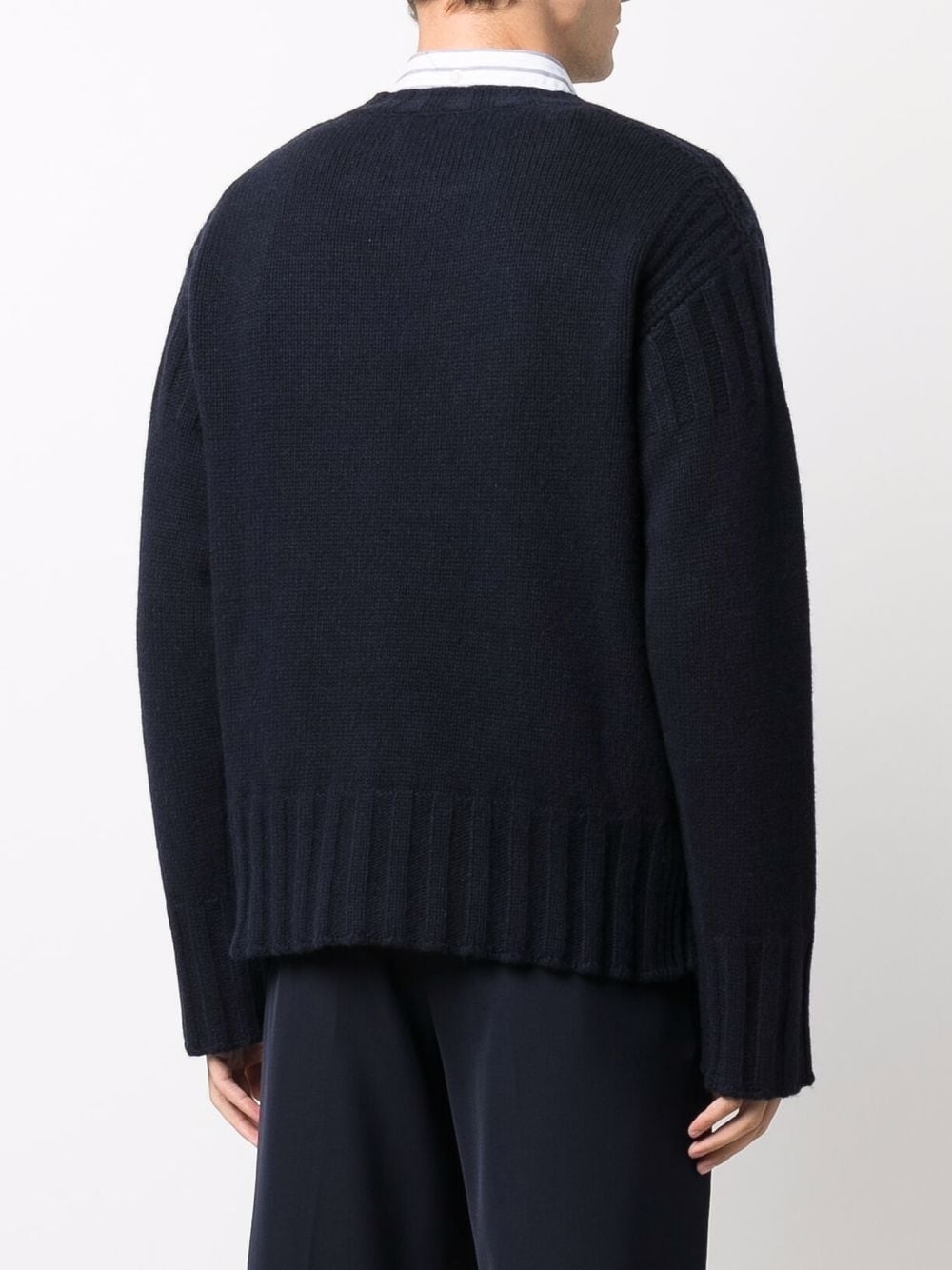 crew neck cashmere jumper - 4