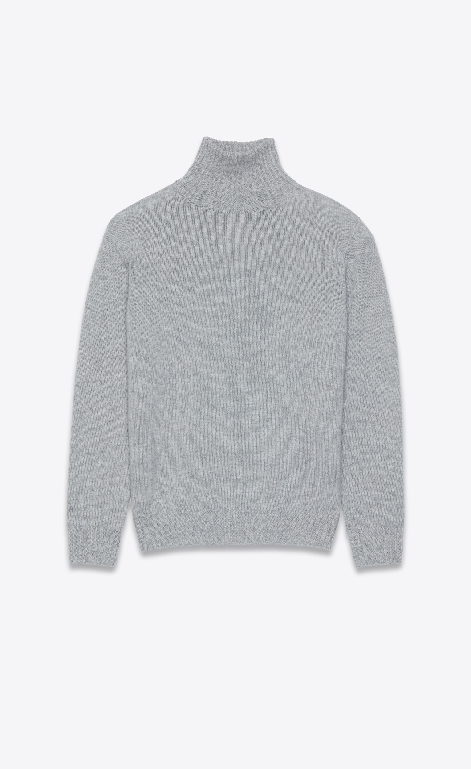 SAINT LAURENT turtleneck sweater in cashmere