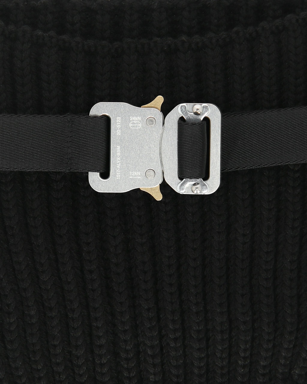 KNIT NECK WARMER W METAL BUCKLE - 3