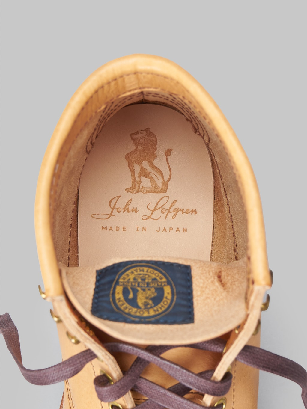 John Lofgren Steel Gang SW Boots Badalassi Carlo Vegetable Tanned Leather Bone - 7
