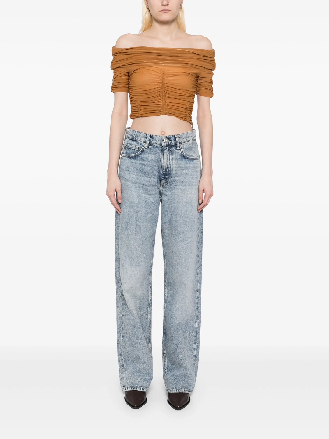 Shea High-Rise Relaxed Straight Leg Jeans - 2
