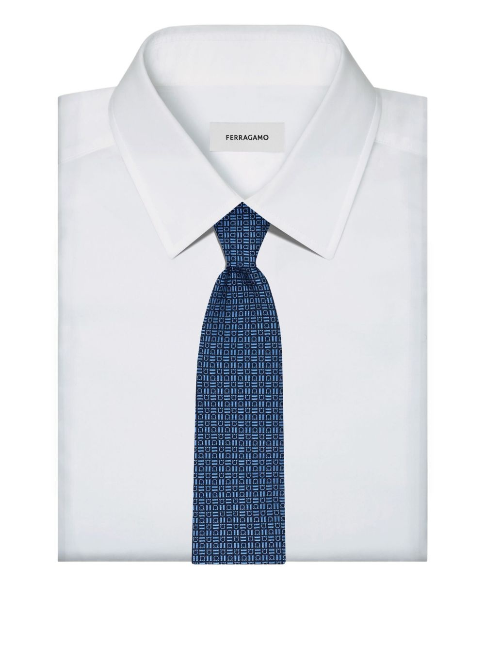 geometric-patterned tie - 4