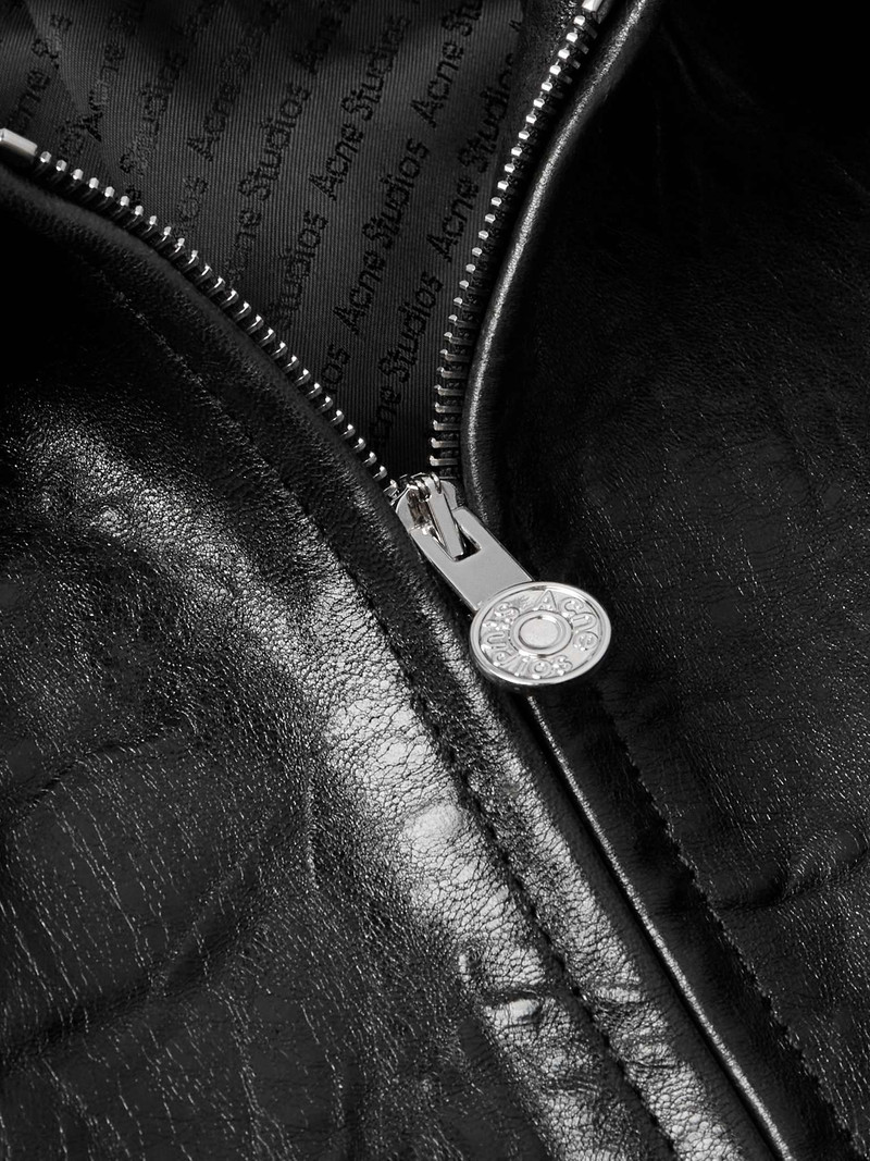 Distressed Leather Jacket 5