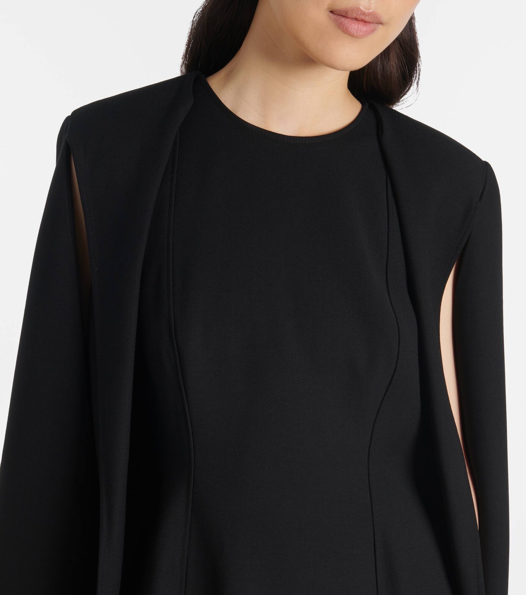 Caped minidress - 4