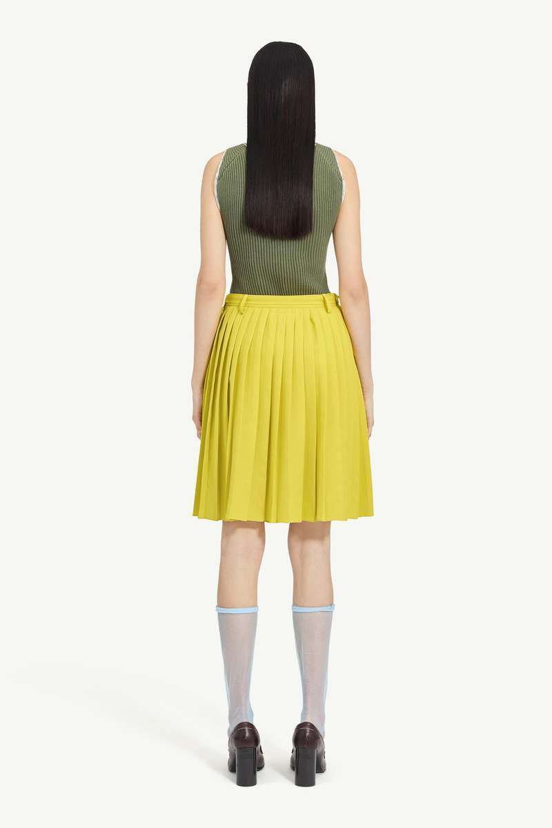 Wool-Blend Pleated Skirt 3