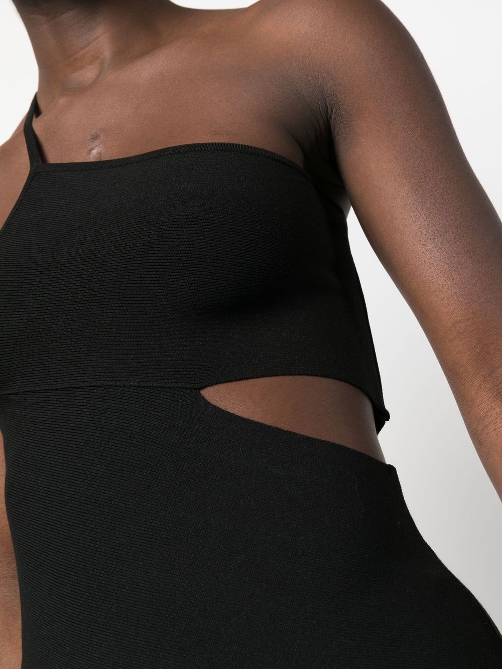 asymmetric bodycon mini dress - 5