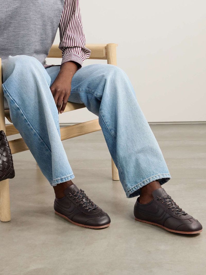Dries Van Noten Leather sneakers outlook