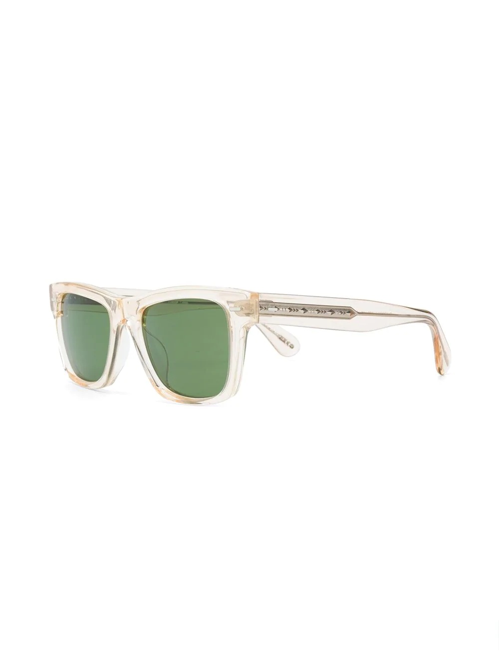 square-frame tinted sunglasses - 2