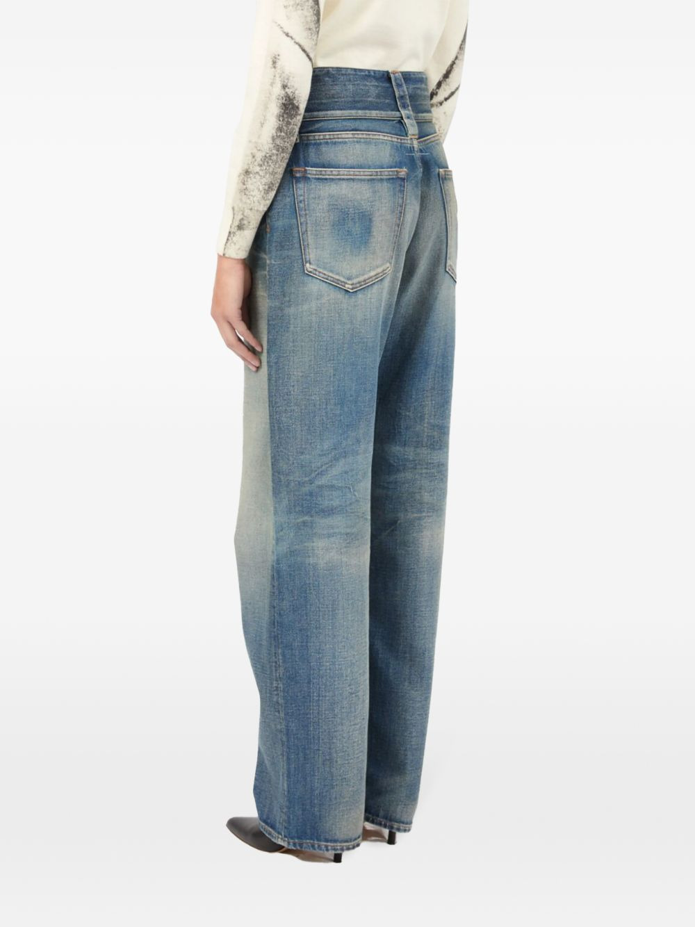 faded jeans - 5